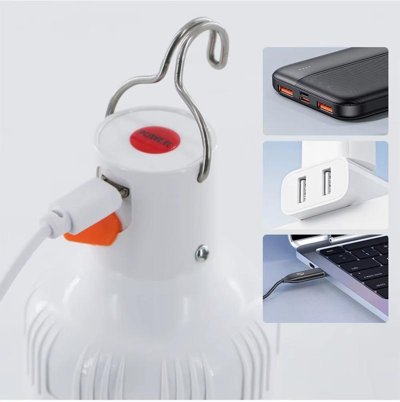Product Introduction of USB Rechargeable LED Light Bulb Lantern for Outdoor Camping and Sports 1