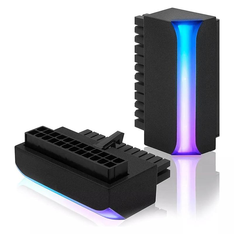 ATX 24-pin 90 Degree Power Plug Adapter - Upgrade Your PC's Power Supply Efficiently 3