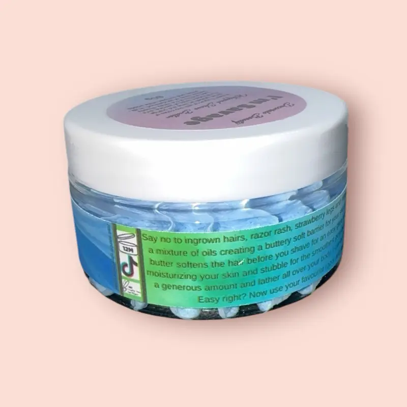 Decorials Beauty I’m Savage Whipped Shave Butter - skincare - shower whip - strawberry legs - ingrown hairs - razor bumps - perfect shave foaming 80g soap 3