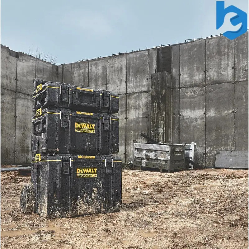 Dewalt Toughsystem 2 Rolling Mobile Tool Storage Box Trolley + Tstak Adaptor 1