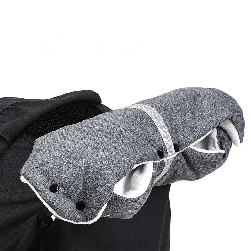 Warm Baby Stroller Gloves Thick Pram Hand Muff Baby Carriage Pushchair Fleece Hand Cover Cart Gloves Stroller Accessories 3