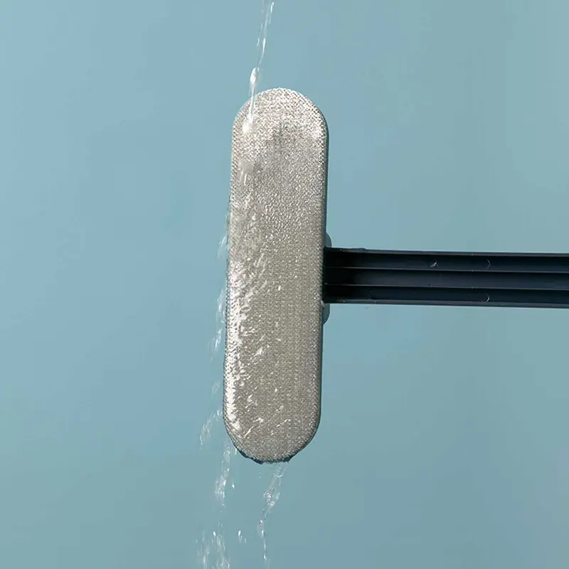 【LOLOVELO】1 multifunctional long handled window brush, wet and dry dual-usecleaning brush,glass brush,sofa,wall, pet hair, carpet cleaning White 4