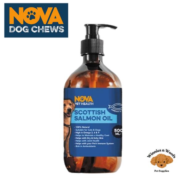 500 ML Nova Scottish Salmon Oil for Dogs - 100% Pure Premium Food Grade 0