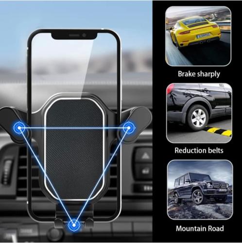 Car air outlet fixed mobile phone holder anti-shake car mobile phone holder air outlet mobile phone holder navigation suitable for all mobile phone models 4