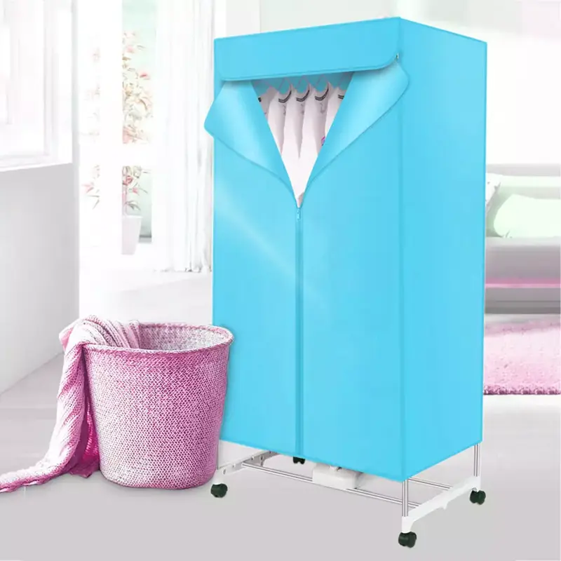 Electric Clothes Dryer 15kg Indoor Hot Air Drying Machine Wardrobe 2 Tier 1000W 5