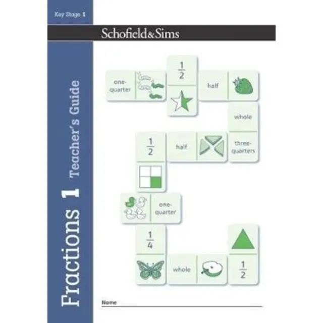 Fractions, Decimals and Percentages Book 1 Teacher's Guide (Year 1, Ages 5-6) - Paperback Book - by Hilary Koll - 9780721713762 - Schofield & Sims Ltd 0