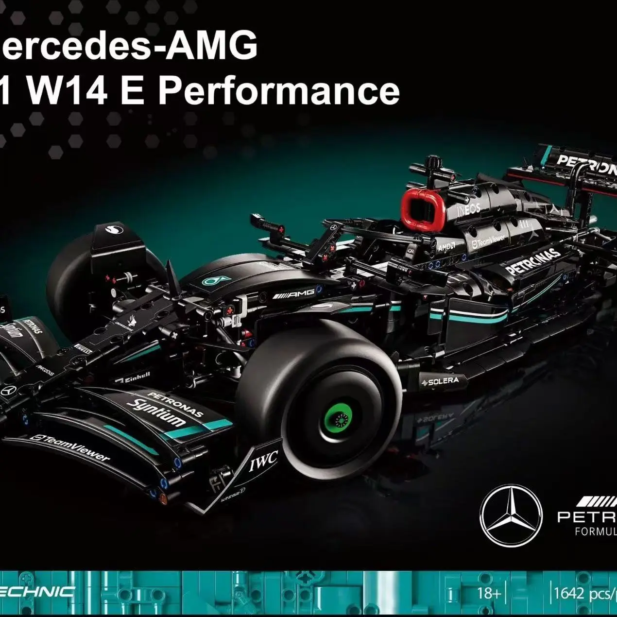 2025 New Mercedes AMG F1 race car building puzzle model building toy
