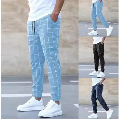 Men’s Plaid Print Pants 6