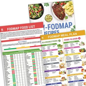 Food List, 3 Counts/set Laminated Meal Planner for Diabetics, Food To Avoid, Calories, Glycemic Index, Healthy Grocery Foods Nutrition List