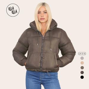 Rela Rela Cropped Puffer Jacket UK 6-16 Style Coats Outerwear