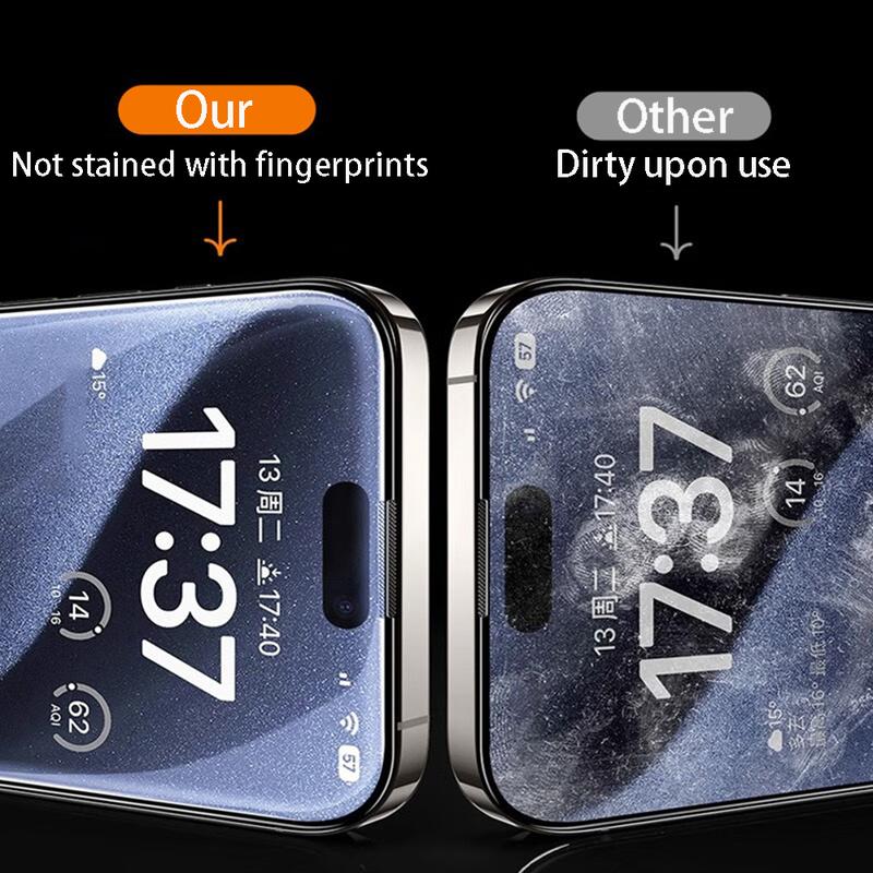 4Pcs Tempered Glass For iPhone 16 15 14 13 12 11 Pro Max Screen Protector For iPhone  XS Max XR Protective Glass Film 2