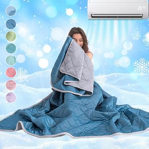 Cooling Lightweight Cozy Blanket, Soft Comfortable Breathable Lightweight Cooling Blanket, Machine Washable Summer Cooling Blanket for Hot Sleepers, Bedding for Home Bedroom, Living Room, Office, Travel, Warm Blanket, Soft Comfy Blanket