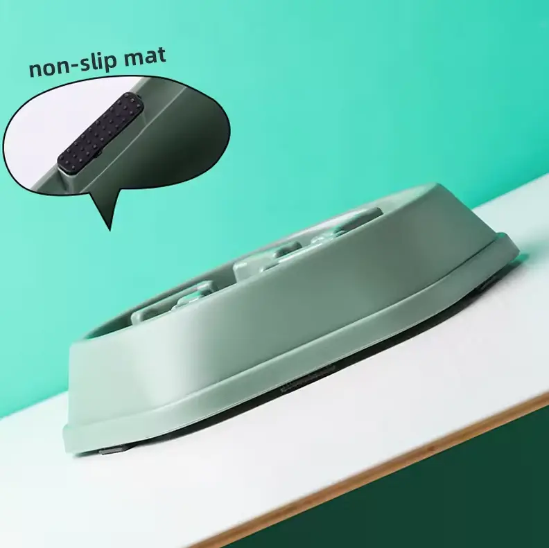 Pet Dog Cat Bowl Non Slip Stainless Steel Feeding Food Water Dish Travel Portable" 3