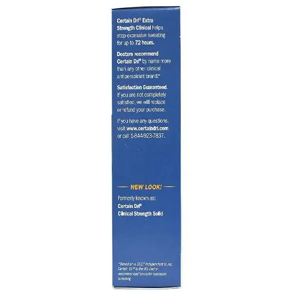 Certain Dri Antiperspirant Solid for Excessive Perspiration-1.7 oz 2