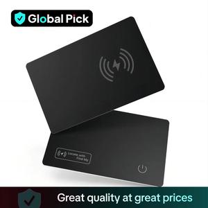 Wallet Tracking Card, Wireless Bluetooth-compatible Charging Wallet Locator, Smart GPS Tracker Detector for Wallet, Luggage, Phone, Passport & Other Items Tracking, Safety, Electronic, Device, Black Smart Tag (iOS Only, Not for Android)