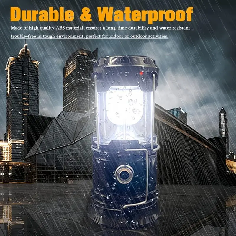 【summer sale】Lepro Summer LED Camping Lanterns – Battery‑Powered, Collapsible & IPX4 Water‑Resistant Portable Outdoor Lights for Emergencies, Storms & Power Outages 1