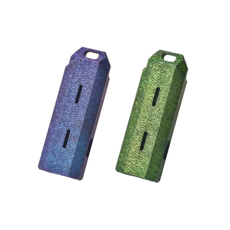 Portable Outdoor Basketball Referee Whistle - Ice Crystal New Pendant - Coach Double Tube Whistle - Titanium Whistle 4