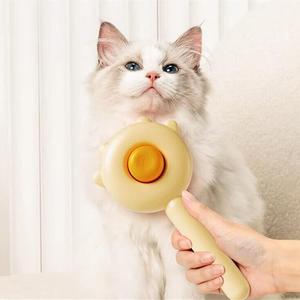 Two Tone Pet Needle Comb, Cat Brush Pet Hair Removal Brush, Grooming and Massaging Comb for Cats and Dogs, Pet Hair Detangling Comb for Kittens, Dog Hair Grooming Comb