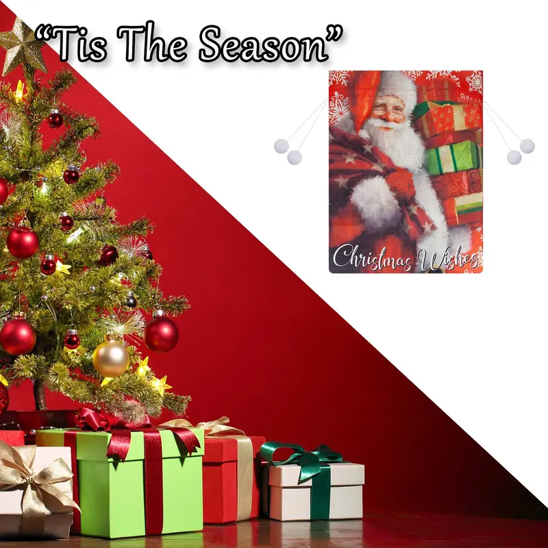 Christmas Santa Sack 1 x Varied Design 60cm x 80cm Christmas Themed 5