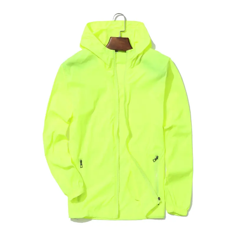 [Light Quick-drying Sun Protection Windbreaker] Thin Spring And Summer Sun Protection Windbreaker For Men And Women, Light And Breathable, Quick-drying Couple Hooded Sun Protection Jacket For Outdoor Windbreaker (random Zipper) 5