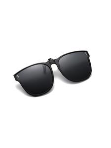 Unisex Simple Style Tinted Lens Clip-on Sunglasses, Trendy Replacement Lens Sunglasses for Everyday Use, Fashion Accessories for Outdoor Activities