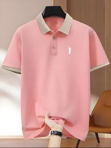 Men's Regular Fit Graphic Print Polo Shirt, Casual Collared Top for Summer, Fashion Men's Clothes for Daily Wear, Summer Clothes, Shortsleeve Menswear