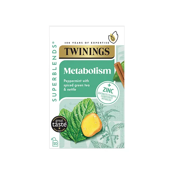 Twinings Superblends Metabolism Green Tea  - 20 Envelopes