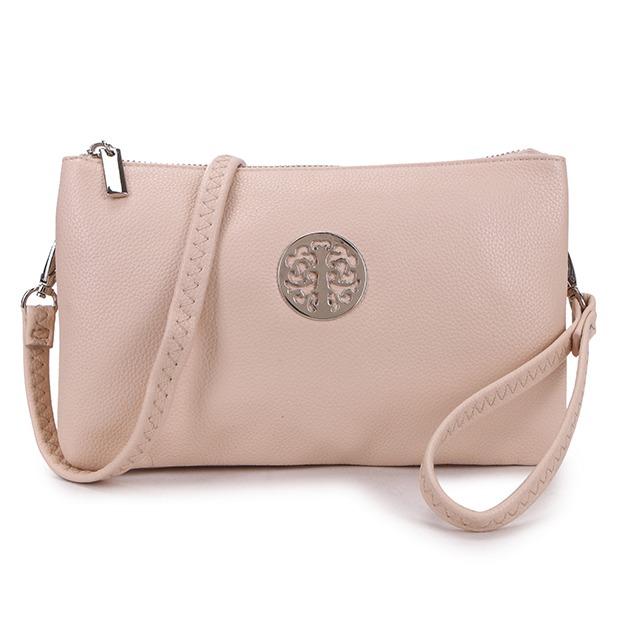 Plain Small Crossbody Bag With Tree Of Life Detail Different Colours 3