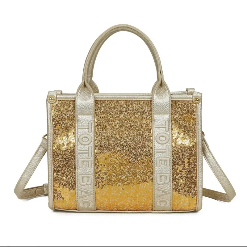 Sequin Tote bag for women versatile sturdy strong multiple colours 3