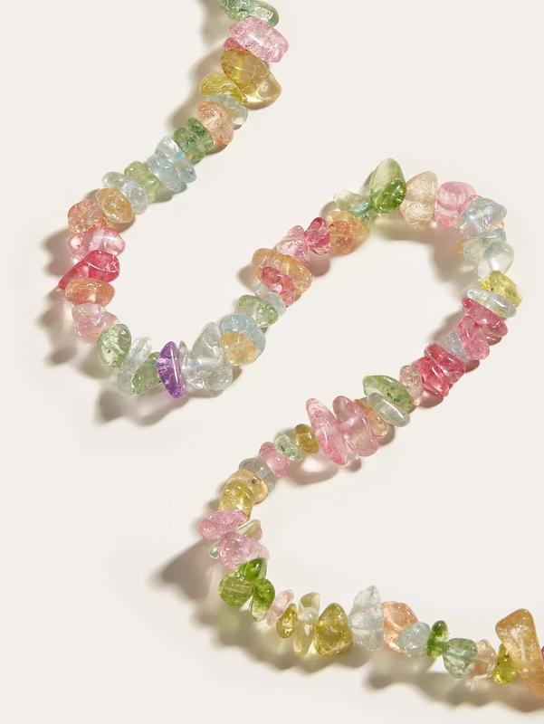 ROMWE Stone Beaded Necklace for Women - Fashion Accessory 2