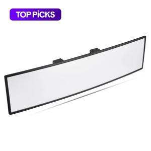 Universal 11.81 Inch Panoramic Convex Mirror, Car Interior Clip-on Wide Angle Mirror for Reducing Blind Spot, Suitable for Car SUV Trucks, Car Replacement Accessories, Gadgets for Men, Automotive, Vehicle #TOP PICKS