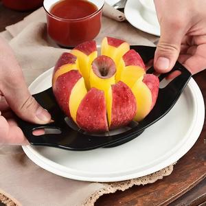 Stainless Steel Apple Slicer, 1 Count Apple Cutter, Apple Core Remover, Kitchen Fruit Core Removal Tool, Kitchen Cutting Gadgets, Fruit Vegetable Slicer, Durable Vegetable Slicer, Dishwasher Safe Slicer