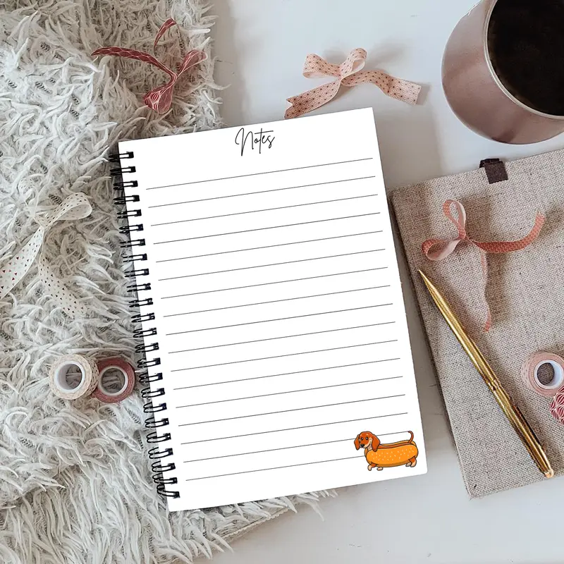 Dachshund Notebook A5 - Card Cover 5