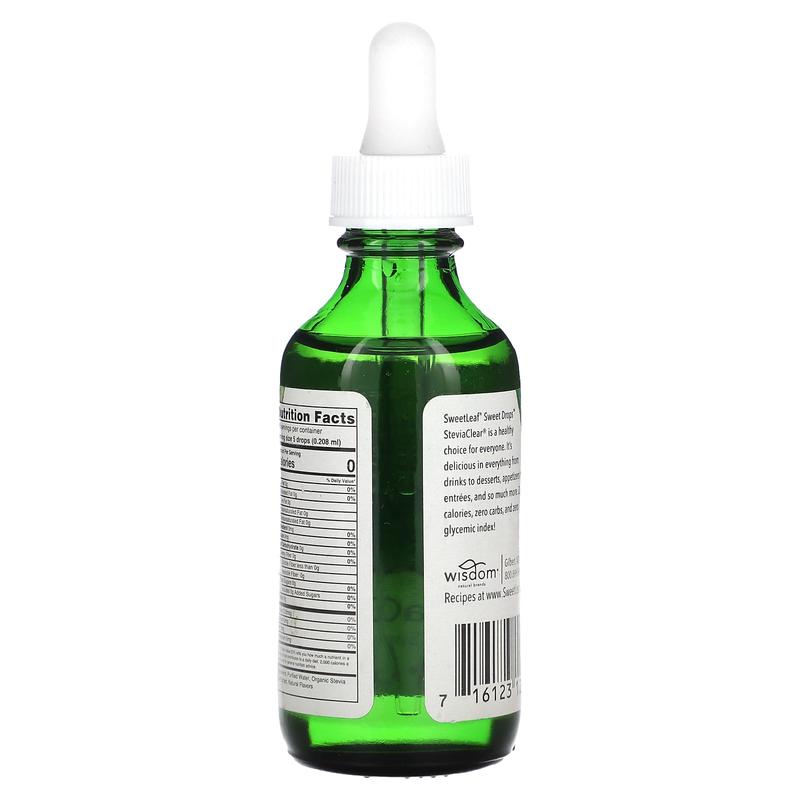 SweetLeaf Clear Liquid Stevia, 4oz - 576 Zero Calorie Servings 2
