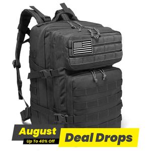 45l Military Tactical Backpack, Molle Army Assault Pack, Durable Outdoor Hiking Camping Backpack, Multi Compartment Backpack, Hiking Trekking Rucksack, Men Gifts, Hiking Gear, Outdoor Travel Essentials, Gifts for Girlfriend & Boyfriend, Summer Essentials