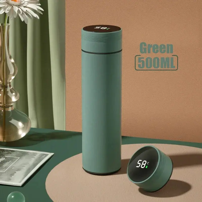 500ML Temperature Display Thermos Cup Stainless Steel Divided Thermos Bottle Outdoor Vacuum Insulated Cup Father's Day Gift 3