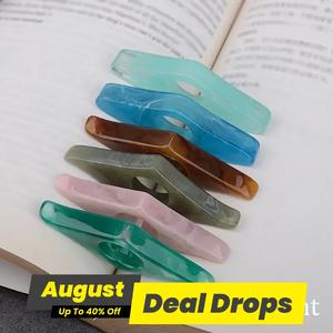 Creative Reading Page Finger Holder, Portable Thumb Page Holder, Reading Aid Tool, Book Accessories, School Supplies Tools, Bookmark