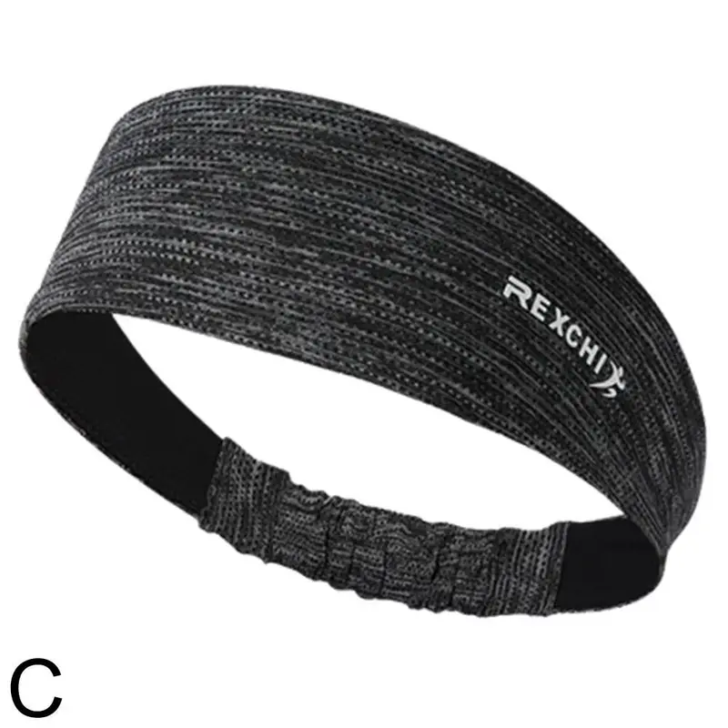 Sports Headband for Men, Outdoor Cycling, Ice Silk, Breathable Fitness, Running, Basketball, Sweat Wicking and Absorbent He Q5J6 3