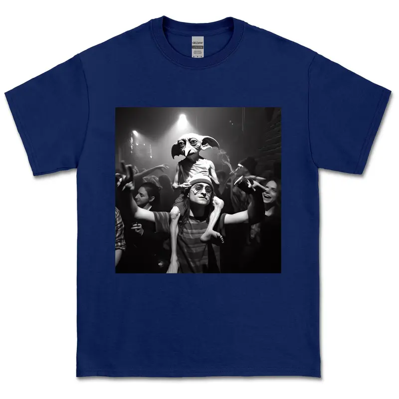Dobby Rave Party Tee, Wizard Book Fan Gift Shirt 2