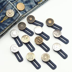 Random Color Practical No Sew Jeans Extender Button, 5pcs Jeans Button, Jeans Buckle, Sewing Accessories, Button Parts