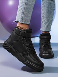 Women's Fashionable Lace Up Low Top Sneakers, Casual Comfortable Sports Shoes for Daily Wear, Female All-match Round Toe Shoes for Fall & Winter