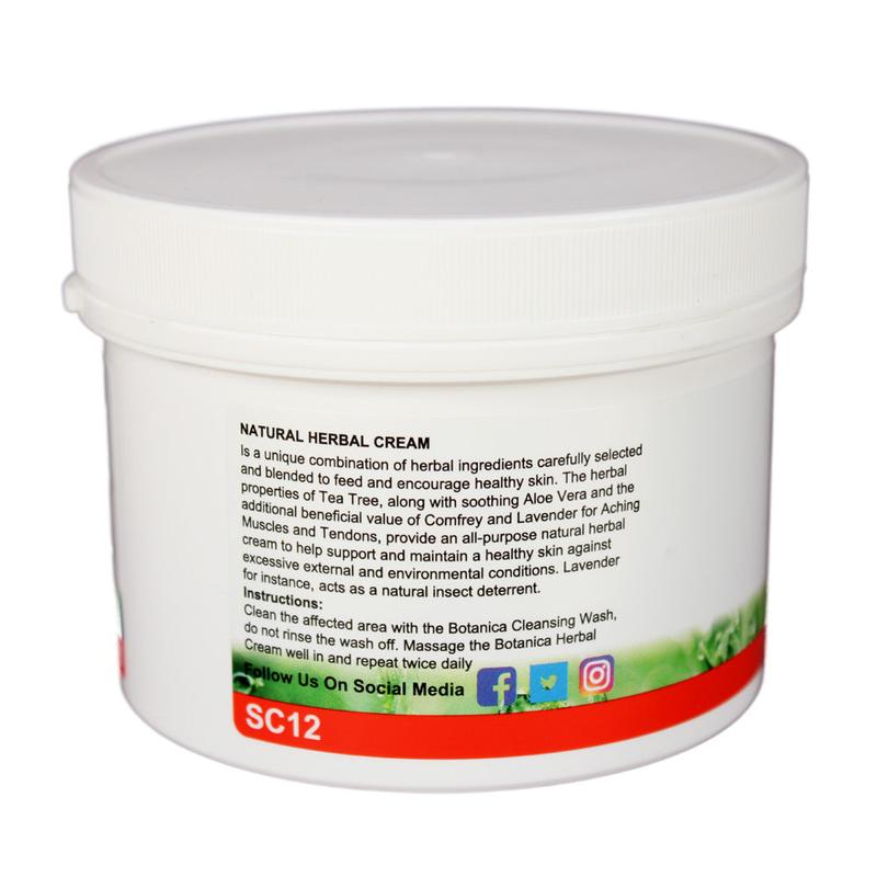 Botanica Natural Herbal Cream 300ml Body Care Comfort Gentle Lavender Moisturizing Daily Aloe Vera Aloe Moisturizer Nourishing 1
