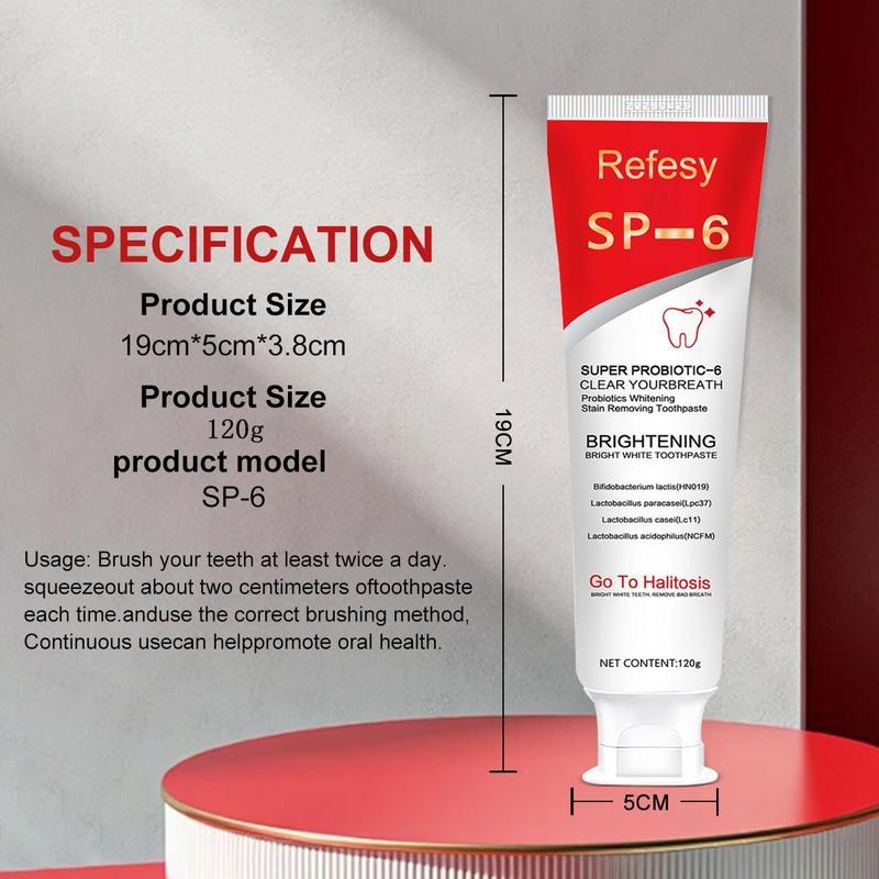 SP-6 Super Probiotic Toothpaste, Cooling Mint Flavor, Freshens Breath SP-8,SP-10,Sp-8,SP-10,sp-8,sp-10 2