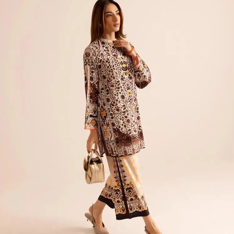SilayiPret Silk Lawn 2PC Summer Co-Ord Set - NOVA 4