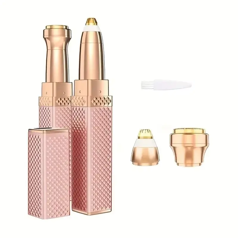1pc Rechargeable 2-in-1 Eyebrow Razor and Hair Shaver with LED Light - Painlessly Remove Peach Fuzz, Facial Hair, Eyebrows, Lips 7