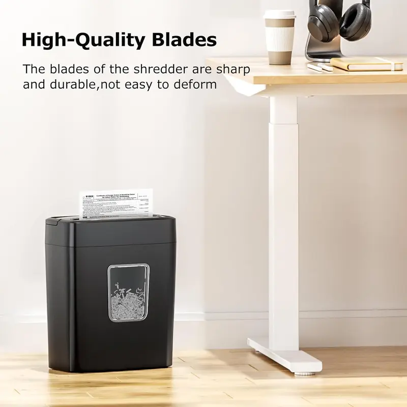 Bonsaii 8-Sheet Cross-Cut Shredder, P-4 Security, 16L Bin, Shreds Cards & Staples, C261-C 2