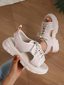 Fashionable Thick Sole Sandals, Casual Versatile Platform Sandals for Women, Trendy All-match Slingback Sandals for Daily Wear, Walking Shoes