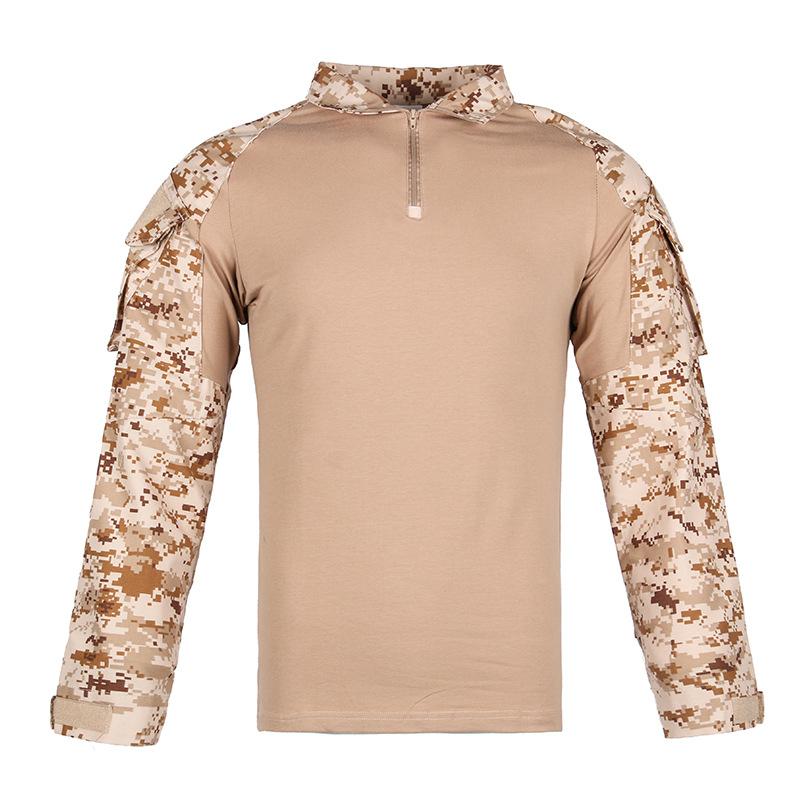 Product Introduction of Men's Outdoor Tactical Hiking T-Shirts,Hunting  Camouflage Long Sleeve Hunting Climbing Shirt,Male Breathable Sport Clothes 16