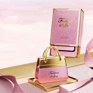 Bag Shape Women's Perfume Fragrance Gift Set, Wooden Floral Rose Fragrance for Women, Fragrance for Daily Use, Cosmetic Gift for Girls, Bridesmaid Gift Box, Fragrance Parfum for Women, Floral Scents Perfume, Elegant Perfume