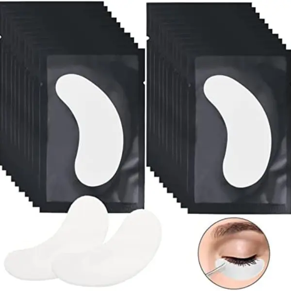 20 Pairs Lint Free Eye Patches for Eyelash Extensions - Under Eye Gel Pads - Comfort, Skincare